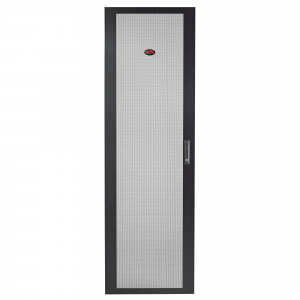 APC NetShelter SV Perforated Split Rear Doors - Rack rear door (vented,splitted) - black - 42U - for P/N: AR2400, AR2500